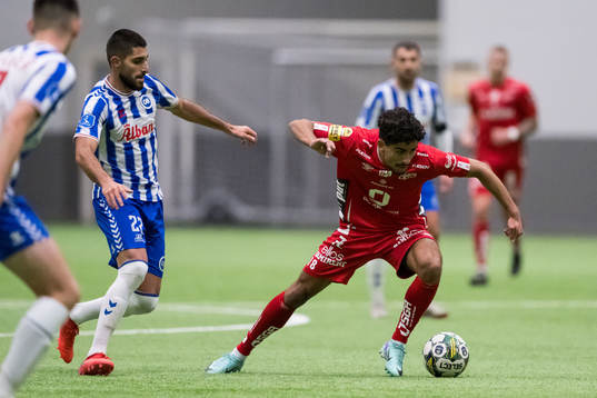 Odenses Rami Al Hajj och Elfsborgs Ahmed Qasem