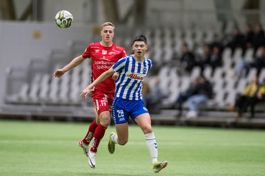 Elfsborgs Jeppe Møldrup Okkels och Odenses Tobias Slotsager