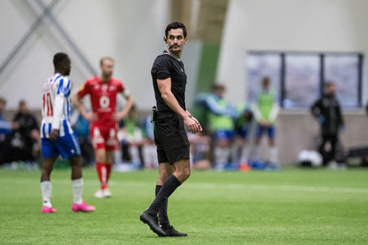 Under träningsmatchen mellan Elfsborg och Odense