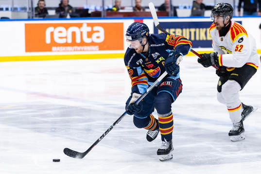 Djurgårdens Wiktor Nilsson och Brynäs Jack Kopacka