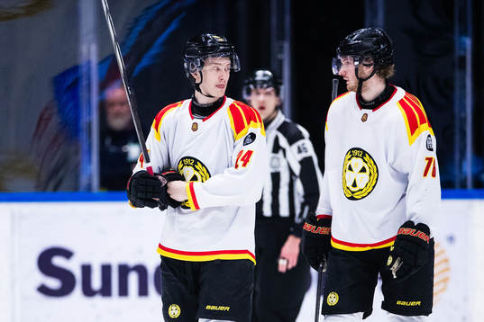 Brynäs Linus Lindblom och Oskar Kvist    deppar