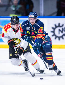 Brynäs Johan Larsson och Djurgårdens Kevin Karlsson