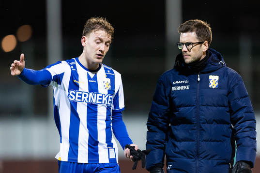 IFK Göteborgs Sebastian Hausner och assisterande tränare