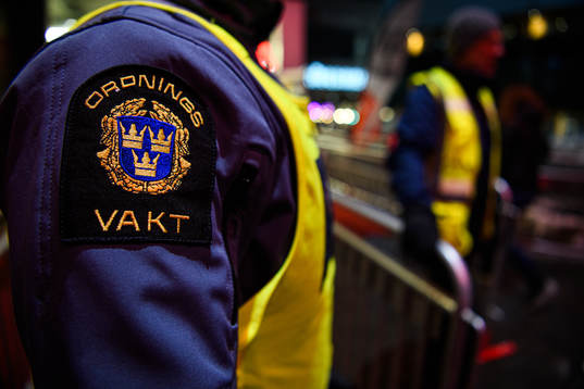 En ordningsvakts emblem