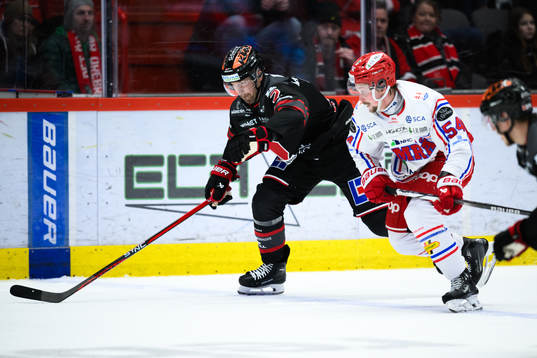 Örebros Rasmus Rissanen och Timrås Jonathan Dahlén