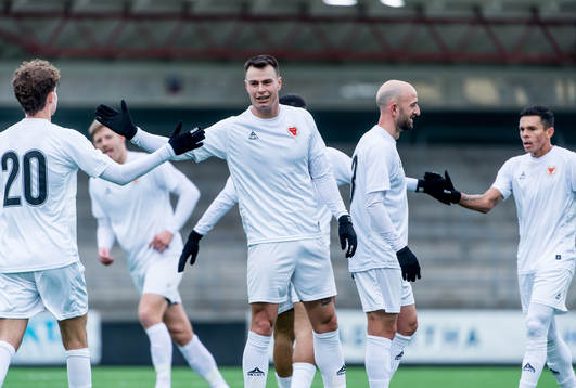 Kalmars Melker Hallberg jublar