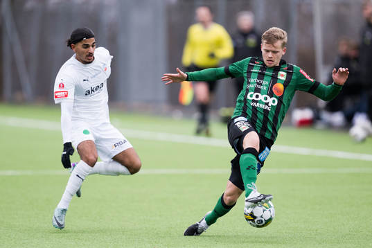 Helsingborgs Baker Amer och Varbergs Leo Frigell Jansson