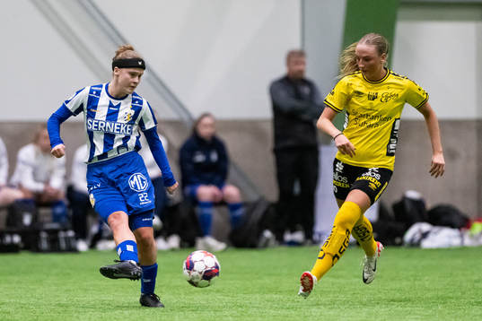 IFK Göteborgs Alva Persson och Elfsborgs Stina Jensen