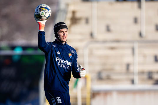 Djurgårdens målvakt Jacob Widell Zetterström