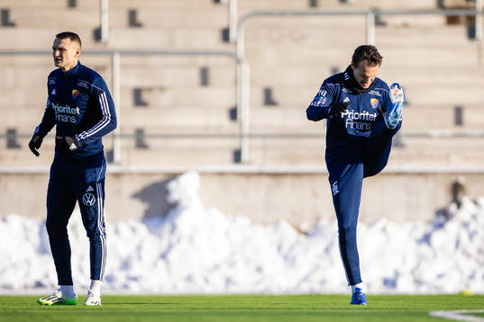 Djurgårdens Piotr Johansson och Albin Ekdal