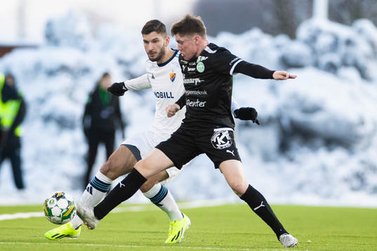 Djurgårdens Besard Sabovic och Västerås SKs Alex