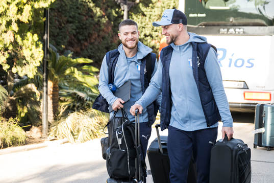 Malmö FFs Gabriel Busanello och målvakt Ricardo Friedrich