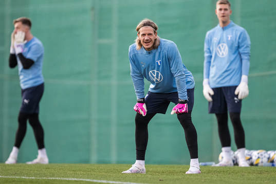Malmö FFs målvakt Johan Dahlin