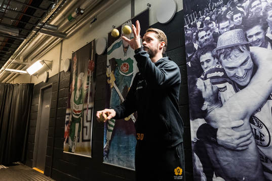 Skellefteås målvakt Gustaf Lindvall