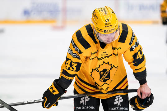 Skellefteås Filip Sandberg deppar