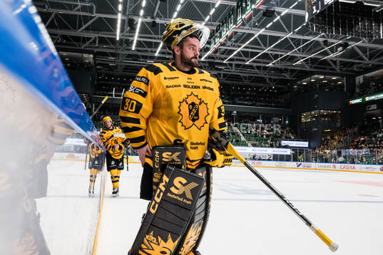 Skellefteås målvakt Gustaf Lindvall