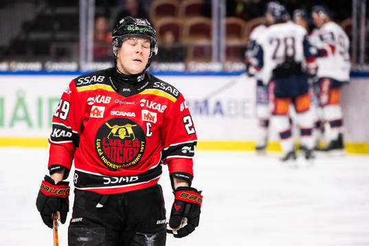 Luleås Erik Gustafsson deppar