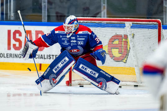 Oskarshamns målvakt Emil Kruse