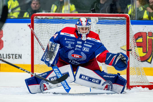 Oskarshamns målvakt Marek Langhamer