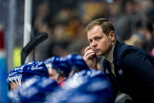 Oskarshamns tränare Martin Filander deppar