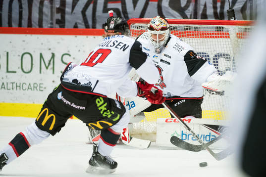 Malmö Redhawks målvakt Adam Werner
