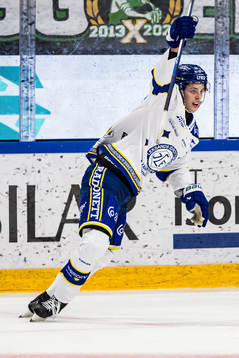 Leksands Anton Johansson jublar