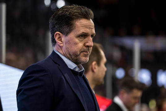 Färjestads tränare Thomas Mitell