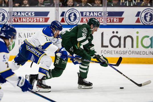 Leksands Felix Unger Sörum och Färjestads Joel Nyström