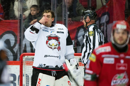 Malmö Redhawks målvakt Adam Werner