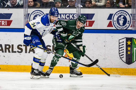 Leksands Peter Cehlarik och Färjestads Joakim Nygård