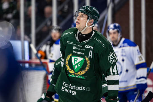 Färjestads Lucas Forsell deppar