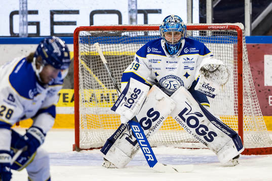 Leksands målvakt Filip Larsson