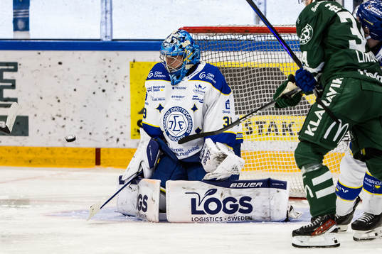 Leksands målvakt Filip Larsson