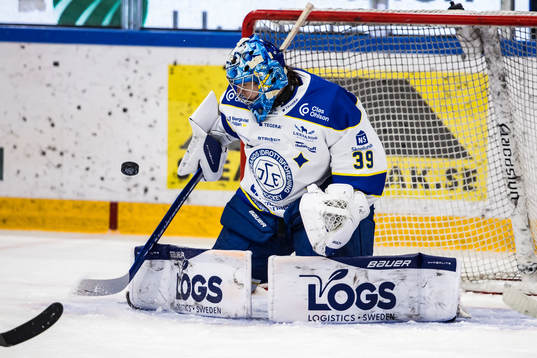 Leksands målvakt Filip Larsson
