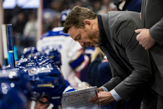 Leksands tränare Charles Berglund