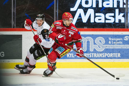 MoDos Josh Dickinson och Malmö Redhawks Anton Wahlberg
