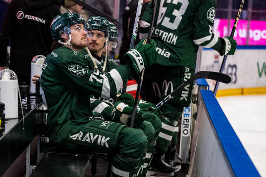 Färjestads Jeremy Salvas Groleau deppar
