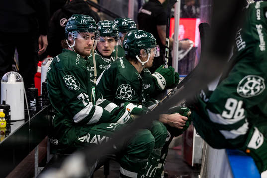 Färjestads Jeremy Salvas Groleau deppar