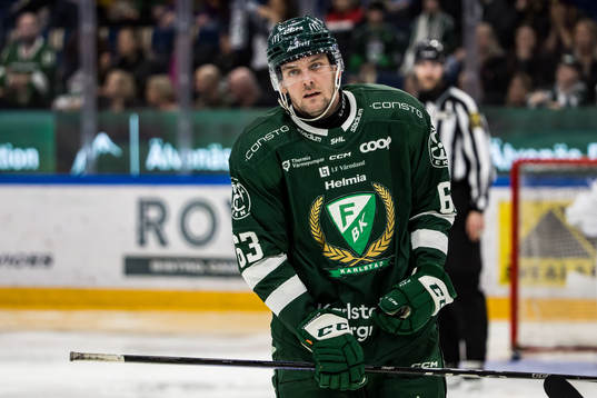 Färjestads Carl Dahlström deppar