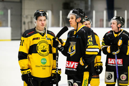 Panters Attila Backman och Vänersborgs Olle Halvordsson