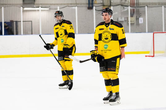 Vänersborgs Erik Čermák och Johan Zander deppar