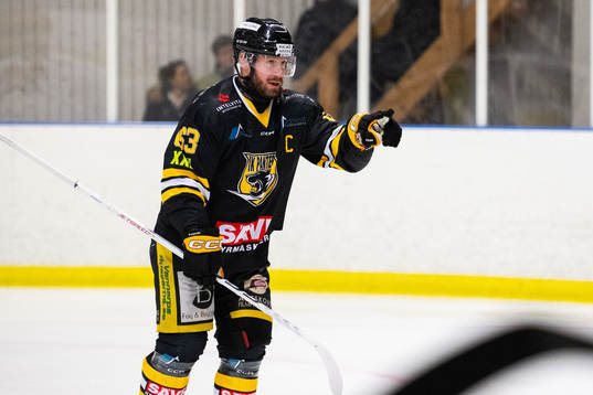 Panters Viktor Holmqvist jublar