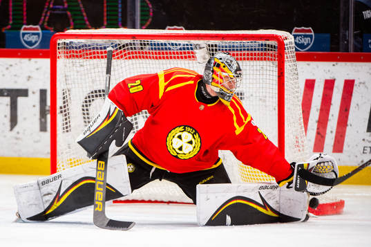 Brynäs målvakt Damian Clara
