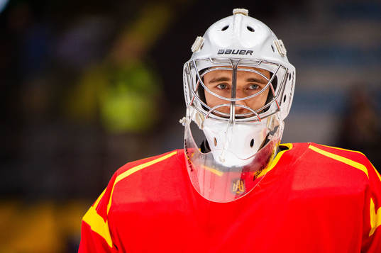 Brynäs målvakt Kristers Steinbergs