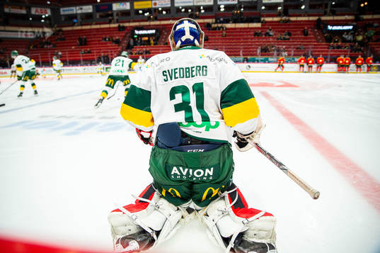 Björklövens målvakt Niklas Svedberg