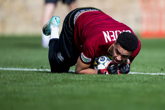 Hammarbys målvakt Oliver Dovin