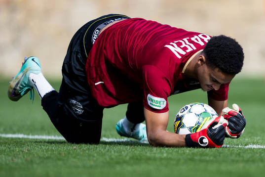 Hammarbys målvakt Oliver Dovin
