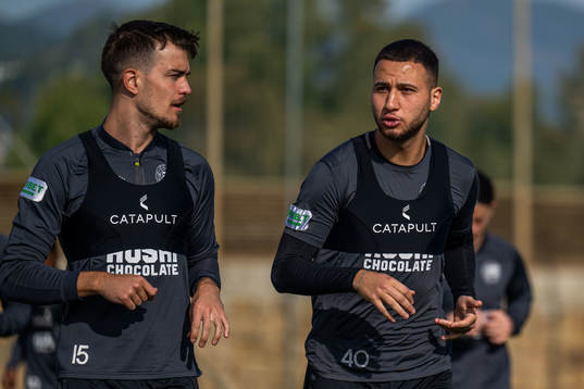 Pavle Vagic och Abdelrahman Boudah Saidi