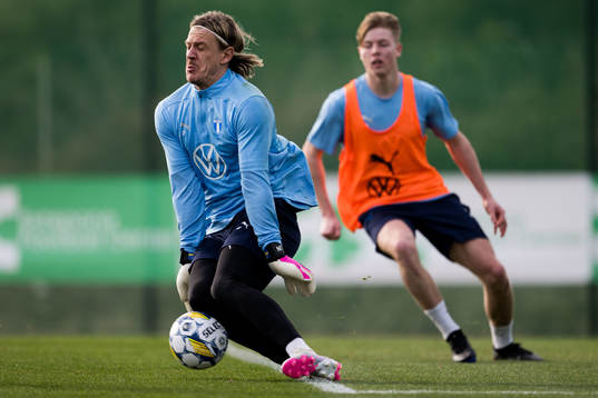 Malmö FFs målvakt Johan Dahlin