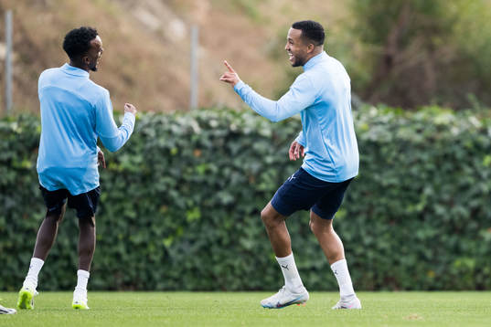 Malmö FFs Taha Ali och Martin Olsson